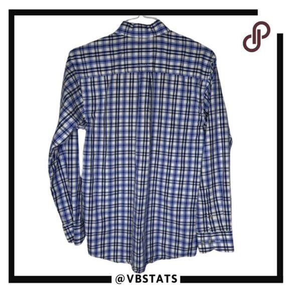 Ariat Men's Pro Series Plaid Button Down Shirt Blue Black Size Small - Picture 1 of 6